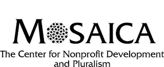 MOSAICA THE CENTER FOR NONPROFIT DEVELOPMENT AND PLURALISM