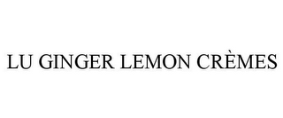 LU GINGER LEMON CRÈMES