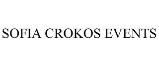 SOFIA CROKOS EVENTS