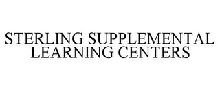 STERLING SUPPLEMENTAL LEARNING CENTERS