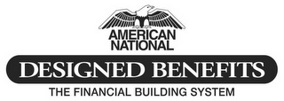 AMERICAN NATIONAL DESIGNED BENEFITS THE FINANCIAL BUILDING SYSTEM