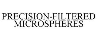 PRECISION-FILTERED MICROSPHERES