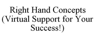 RIGHT HAND CONCEPTS (VIRTUAL SUPPORT FOR YOUR SUCCESS!)