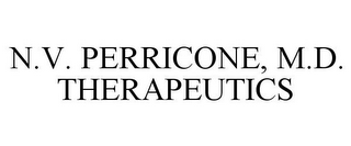 N.V. PERRICONE, M.D. THERAPEUTICS