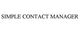 SIMPLE CONTACT MANAGER