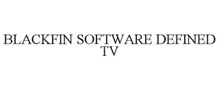 BLACKFIN SOFTWARE DEFINED TV