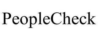 PEOPLECHECK