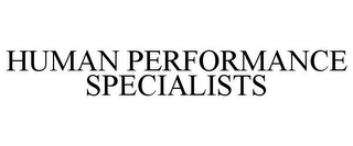 HUMAN PERFORMANCE SPECIALISTS