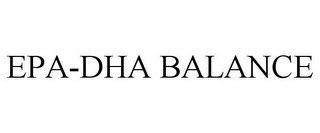 EPA-DHA BALANCE