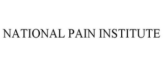 NATIONAL PAIN INSTITUTE