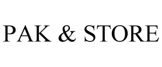 PAK & STORE