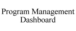 PROGRAM MANAGEMENT DASHBOARD