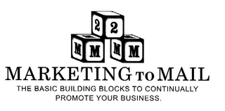 MARKETING TO MAIL THE BASIC BUILDING BLOCKS TO CONTINUALLY PROMOTE YOUR BUSINESS. M 2 M