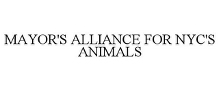 MAYOR'S ALLIANCE FOR NYC'S ANIMALS