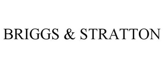 BRIGGS & STRATTON