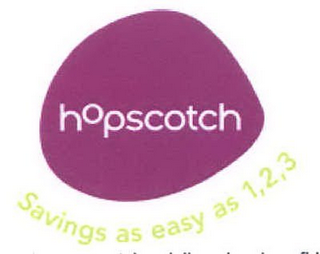 HOPSCOTCH SAVINGS AS EASY AS 1, 2, 3