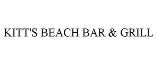 KITT'S BEACH BAR & GRILL