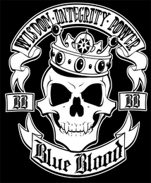 WISDOM·INTEGRITY·POWER BB BB BLUE BLOOD