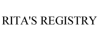 RITA'S REGISTRY