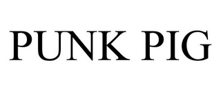 PUNK PIG
