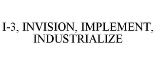 I-3, INVISION, IMPLEMENT, INDUSTRIALIZE