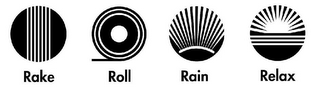 RAKE ROLL RAIN RELAX