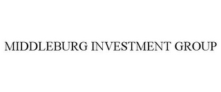 MIDDLEBURG INVESTMENT GROUP