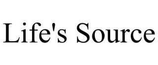 LIFE'S SOURCE