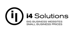 I4 SOLUTIONS BIG BUSINESS WEBSITES SMALL BUSINESS PRICES