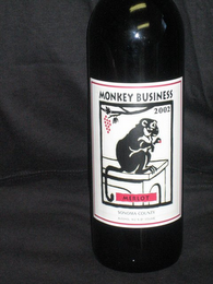 MONKEY BUSINESS 2002 MERLOT SONOMA COUNTY