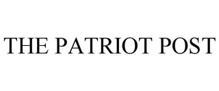 THE PATRIOT POST