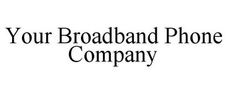 YOUR BROADBAND PHONE COMPANY