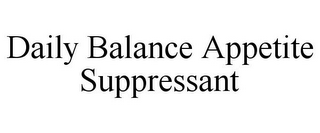 DAILY BALANCE APPETITE SUPPRESSANT