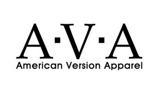 A.V.A. AMERICAN VERSION APPAREL