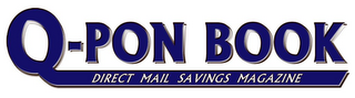 Q-PON BOOK DIRECT MAIL SAVINGS MAGAZINE