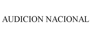 AUDICION NACIONAL