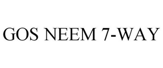 GOS NEEM 7-WAY