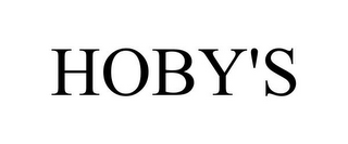 HOBY'S