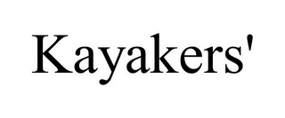 KAYAKERS'