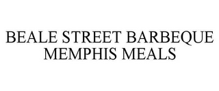 BEALE STREET BARBEQUE MEMPHIS MEALS