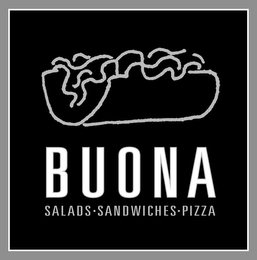 BUONA SALADS · SANDWICHES · PIZZA