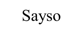 SAYSO