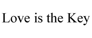 LOVE IS THE KEY