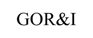 GOR&I