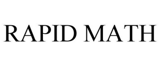 RAPID MATH