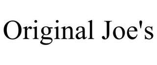 ORIGINAL JOE'S