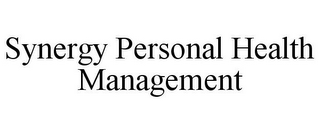 SYNERGY PERSONAL HEALTH MANAGEMENT