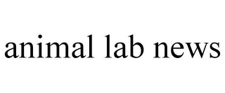 ANIMAL LAB NEWS
