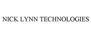 NICK LYNN TECHNOLOGIES