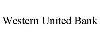 WESTERN UNITED BANK